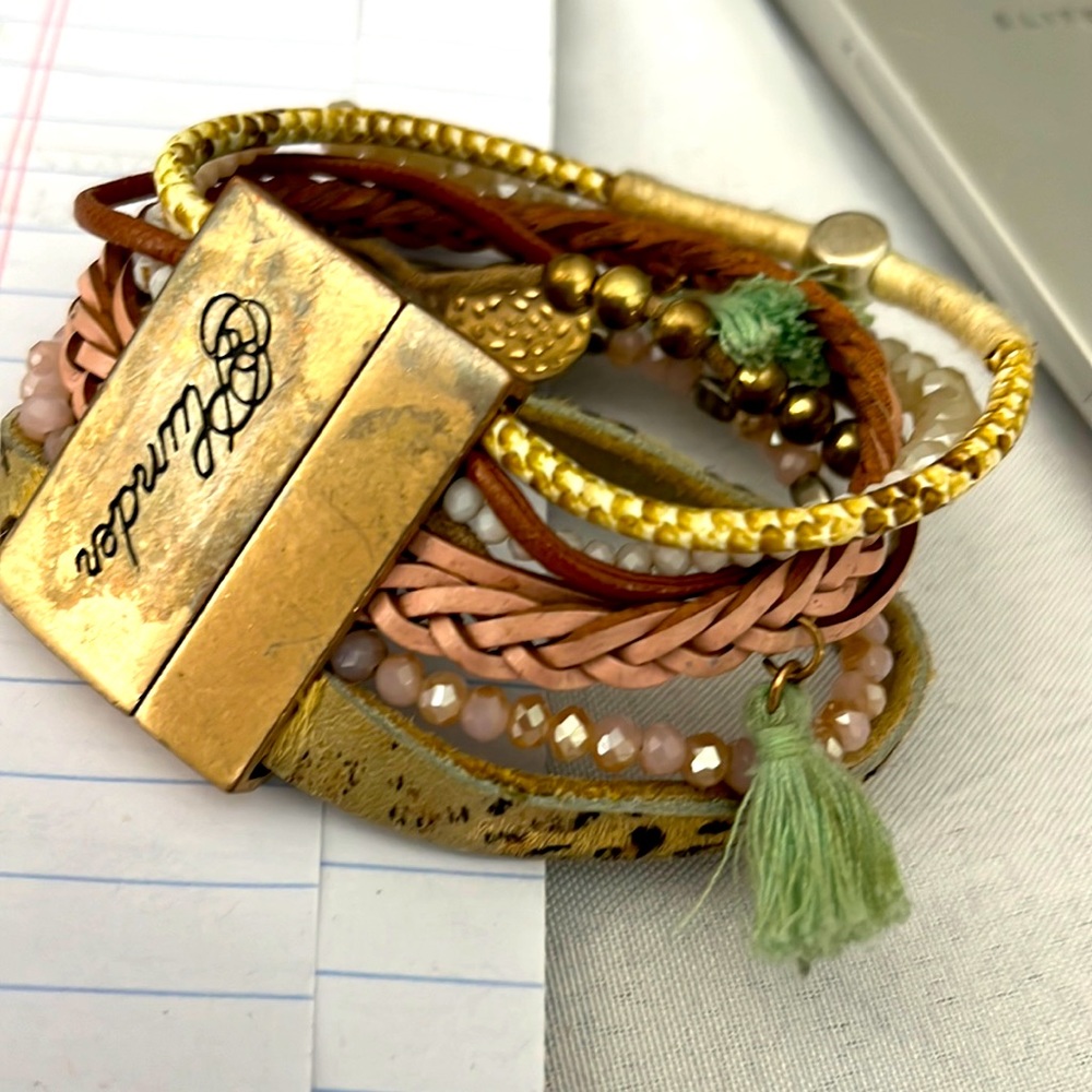 Plunder multi strand bracelet cuff